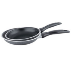 SET SARTENES 22+28CM ALUM NEGRO BFP-2911B