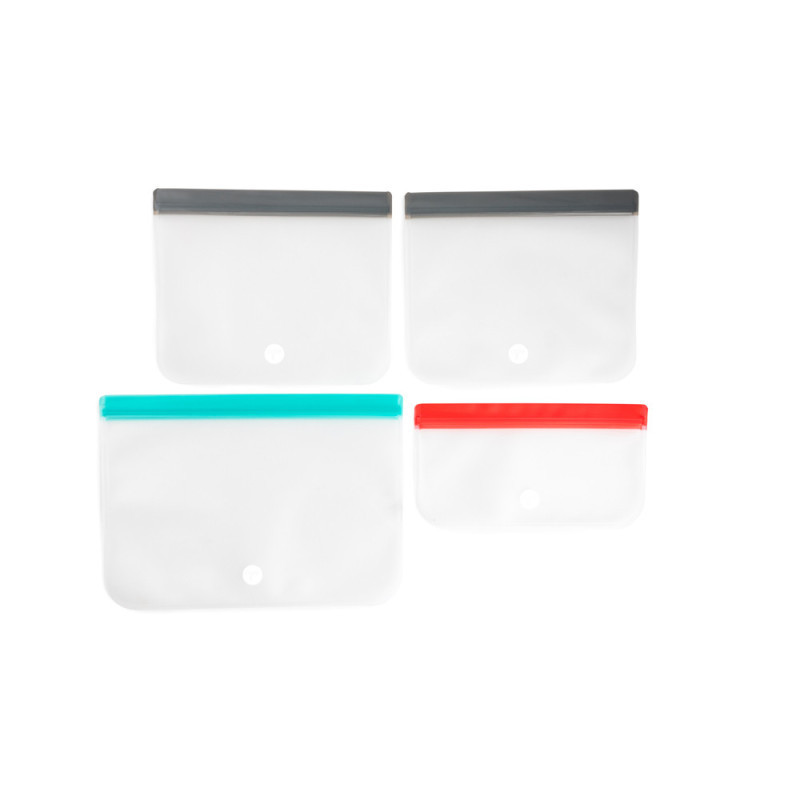 SET DE 4 FUNDAS ZIPLOC REUSABLES
