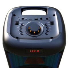 PARLANTE ES-6009 2x8" USB.BT.SD.AUX.BAT