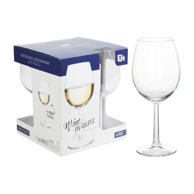 SET 4 COPAS DE VINO 430ML