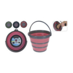 CUBETA PLEGABLE ROSA