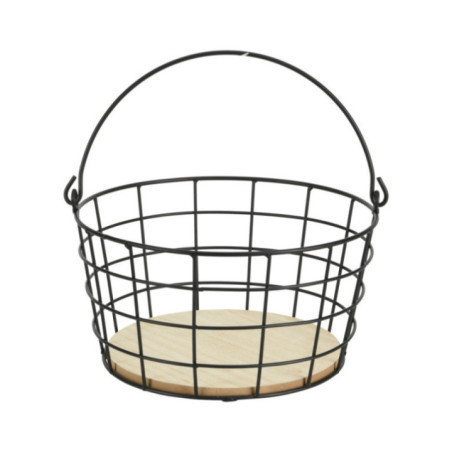 CESTA REDONDA 24CM CON ASA