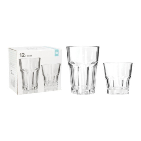 SET 12 VASOS CRISTAL