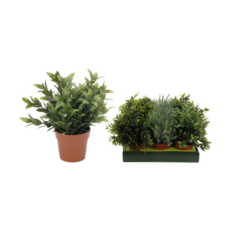 PLANTA ARTIFICIAL EN MACETA TERRACOTA