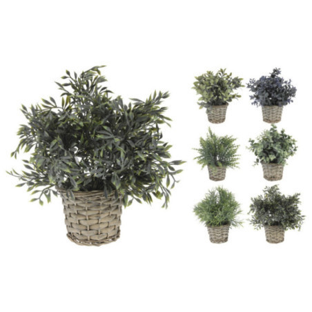 PLANTA ARTIFICIAL EN MACETA RATAN