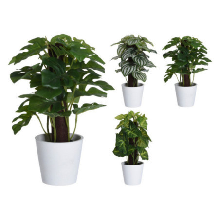 PLANTA ARTIFICIAL EN MACETA BLANCA