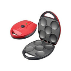 BRENTWOOD - MÁQUINA PARA AREPAS 5 PZ AR-137R ROJO