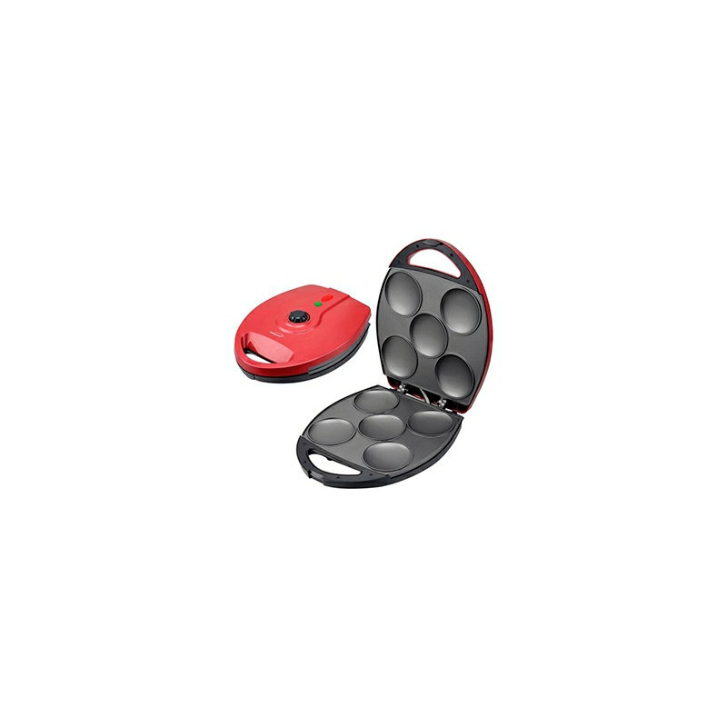 BRENTWOOD - MÁQUINA PARA AREPAS 5 PZ AR-137R ROJO