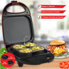 MAQUINA HUEVOS SOUS VIDE TS-256R ROJO