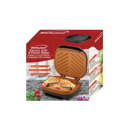 PARRILLA INTERIOR PANINI TS-606BK NEGRO