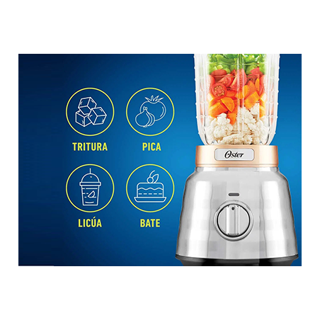 LICUADORA OSTER MAX 1100W 3 VEL CROM