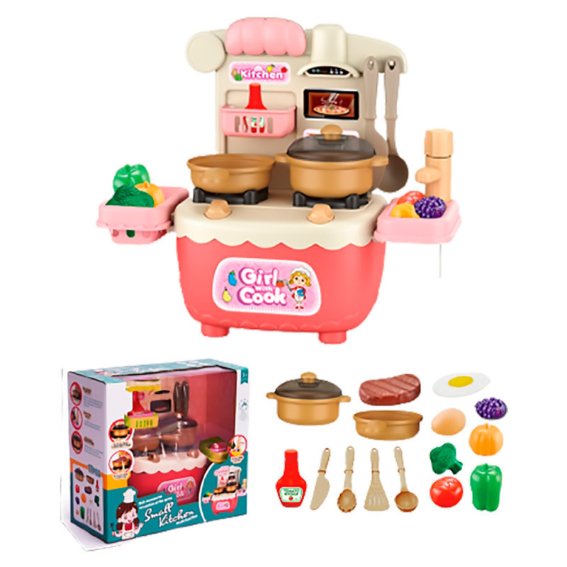 SET COCINA ROSA