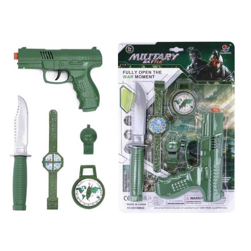 SET JUEGO MILITAR BLISTER HW21096801