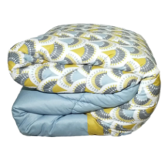 EDREDON ESTAMPADO H&L 3P NARCISA