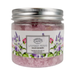 SALES DE BAÑO LAVANDA ROSAS 150GR