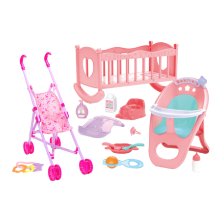 MUÑECA CUNA Y ACCESORIO HW25050037